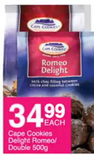 Save Cape Cookies Delight Romeo/Double 500g offer