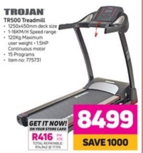 trojan running machine