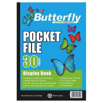 Game Butterfly a4 pocket file 30 page offer