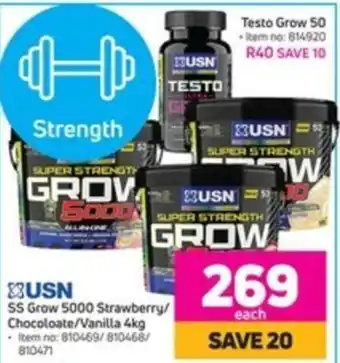 Game USN SS Grow 5000 Strawberry/Chocolate/Vanilla 4Kg 810471 offer