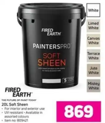 Game Fired Earth 20L Soft Sheen offer