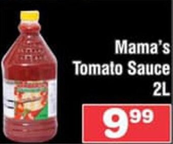 Advance Cash n Carry Mama's Tomato Sauce 2L offer