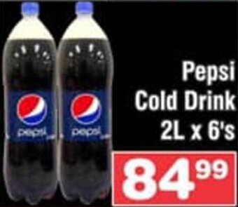 Advance Cash n Carry Pepsi Cold Drink 2L x 6's offer