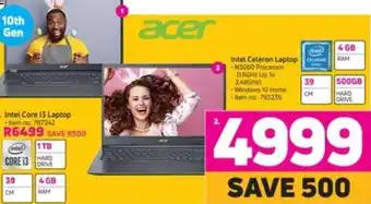 Game Acer Intel Celeron Laptop 793235 offer