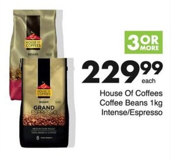 Save Hyper House of Coffees Coffee Beans Intense / Espresso 1kg offer