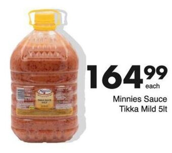 Save Hyper Minnies Tikka Mild Sauce 5lt offer