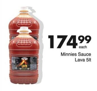 Save Hyper Minnies Lava Sauce 5lt offer