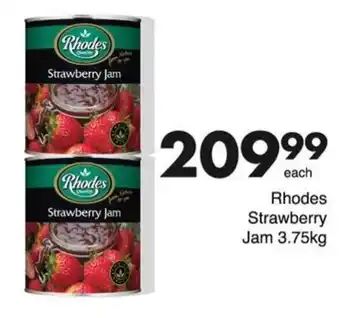 Save Hyper Rhodes Strawberry Jam 3.75kg offer