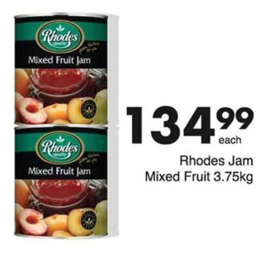 Rhodes Mixed Fruit Jam 3.75kg offer at Save Hyper