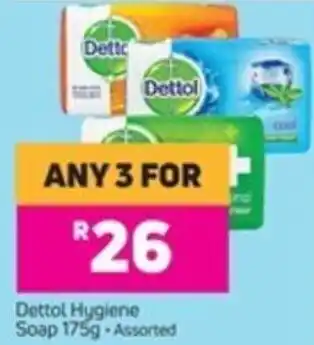 Game Dettol Hygiene Soap 175g offer
