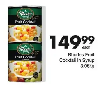 Save Hyper Rhodes Fruit Cocktail 3.06kg offer