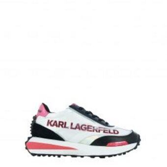 Karl lagerfeld logo sneakers – white/black
