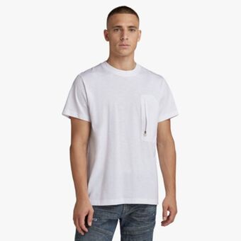 G-star zip pocket loose t-shirt