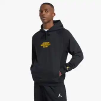 Sportscene Jordan men's dri-fit sport black graphic hoodie offer