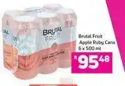 Game Brutal fruit apple ruby cans-6 x 500ml offer