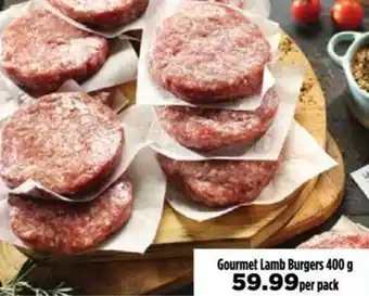 Food Lover's Market Gourmet Lamb Burgers 400g per pack offer