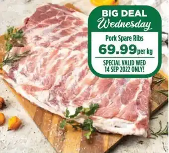 Pork Spare Ribs per kg