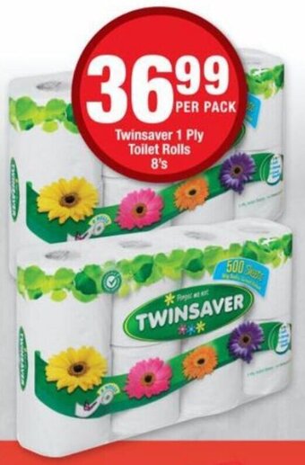 OK Grocer Twinsaver Toilet Rolls 8's per pack offer