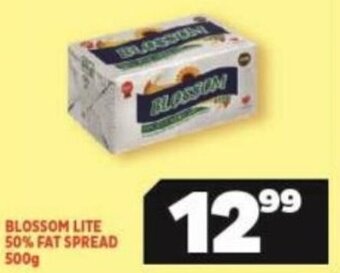 Usave Blossom Lite 50% Fat Spread 500g offer
