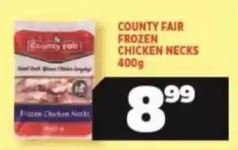 Usave Country Fair Frozen Chicken Necks 400g offer