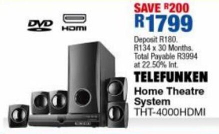 Ok furniture best sale home theatre system