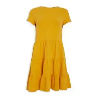 Truworths Mustard tiered dress offer