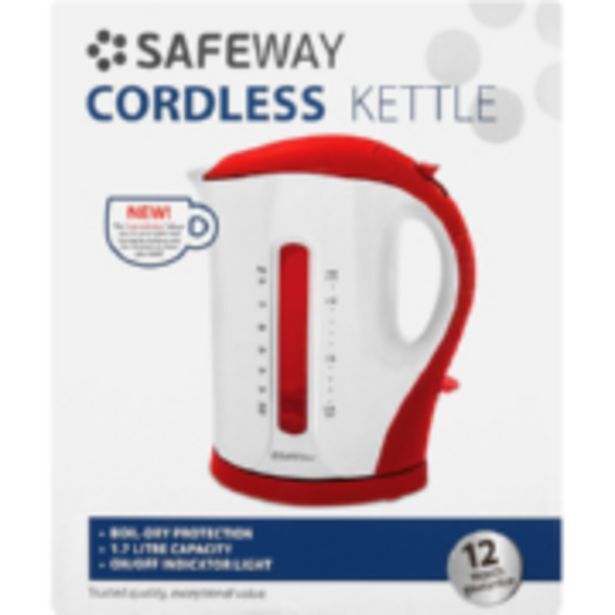 Cordless kettle red offer at Clicks