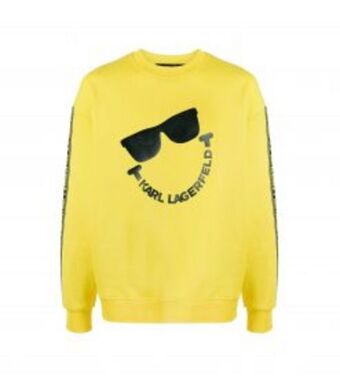 Europa Art Group Karl x smiley® sweatshirt- yellow offer