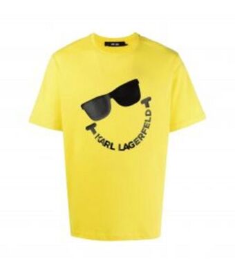 Europa Art Group Karl x smiley® t-shirt- yellow offer