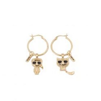 Europa Art Group K/ikonik large hoop earrings – gold offer