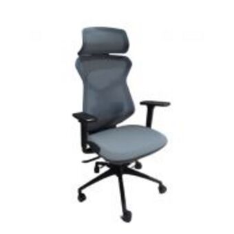 HiFi Corp Kazaru mesh back visitors chair grey with modern sleighback base offer