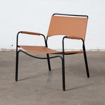 Trace occasional chair tan