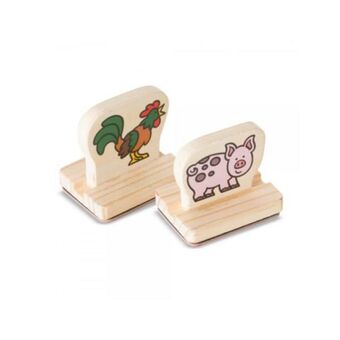 Melissa & doug family animals stamps