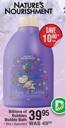 Dis-Chem Nature's nourishment billions of bubbles bubble bath assorted-1l offer