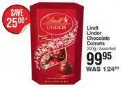 Dis-Chem Lindt lindor chocolate cornets assorted-200g offer