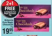 Britannia pure magic chocolush-75g each