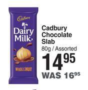 Dis-Chem Cadbury chocolate slab assorted-80g offer