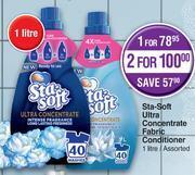 Sta soft ultra concentrate fabric conditioner assorted-for 1 x 1ltr