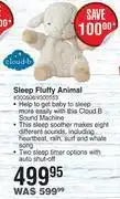 Cloud-b sleep fluffy animal