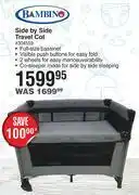 Dis-Chem Bambino side by side travel cot offer