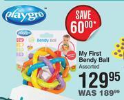 Dis-Chem Playgro my first bendy ball offer