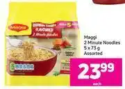Game Maggi 2 minute noodles assorted-for 5 x 73g offer