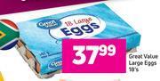 Game Great value large eggs- 18's pack offer