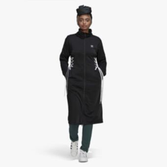 Sportscene Adidas originals women's laced black jacket offer