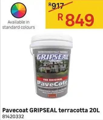 Pavecoat Gripseal Terracotta 20L