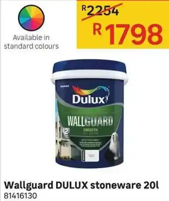Leroy Merlin Wallguard Dulux Stoneware 20L offer