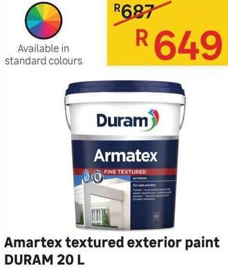 Leroy Merlin Amartex Textured Exterior Paint Duram 20L offer