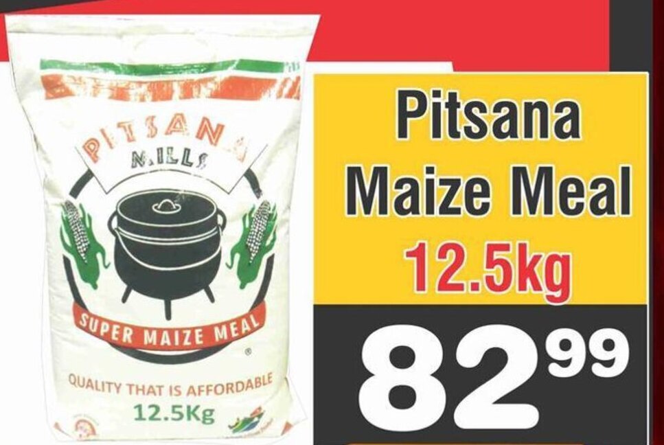 Pitsana Mills Super Maize Meal 12.5kg offer at Advance Cash n Carry