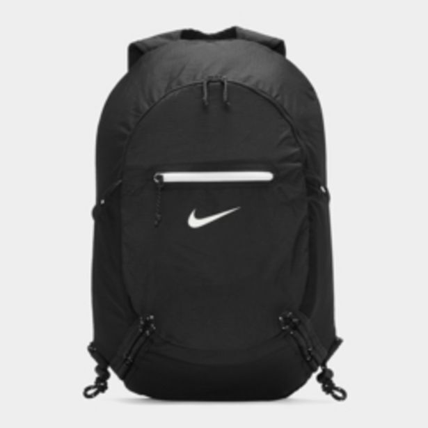 Nike stash black/white backpack offer at Sportscene