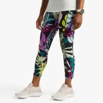 Totalsports Women's ts flex fitness 3/4 leaf palm print tights offer